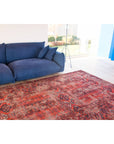 Louis de Poortere Antiquarian Hadschlu Antique 8719 7-8-2 Red Rug