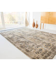 Louis de Poortere Antiquarian Hadschlu Antique 8720 Agha Old Gold Rug