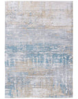 Louis de Poortere Atlantic Streaks 8718 Long Island Blue Rug