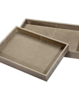 Interlude Home Nadine Rectangular Trays, 2-Piece Set