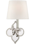 Visual Comfort Lana Single Sconce with Linen Shade