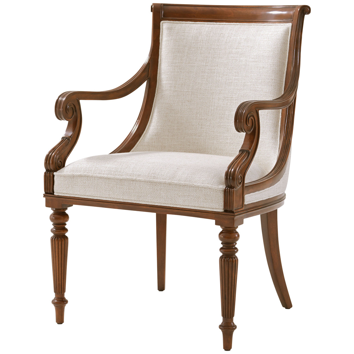 Theodore Alexander Floris Armchair, Set of 2