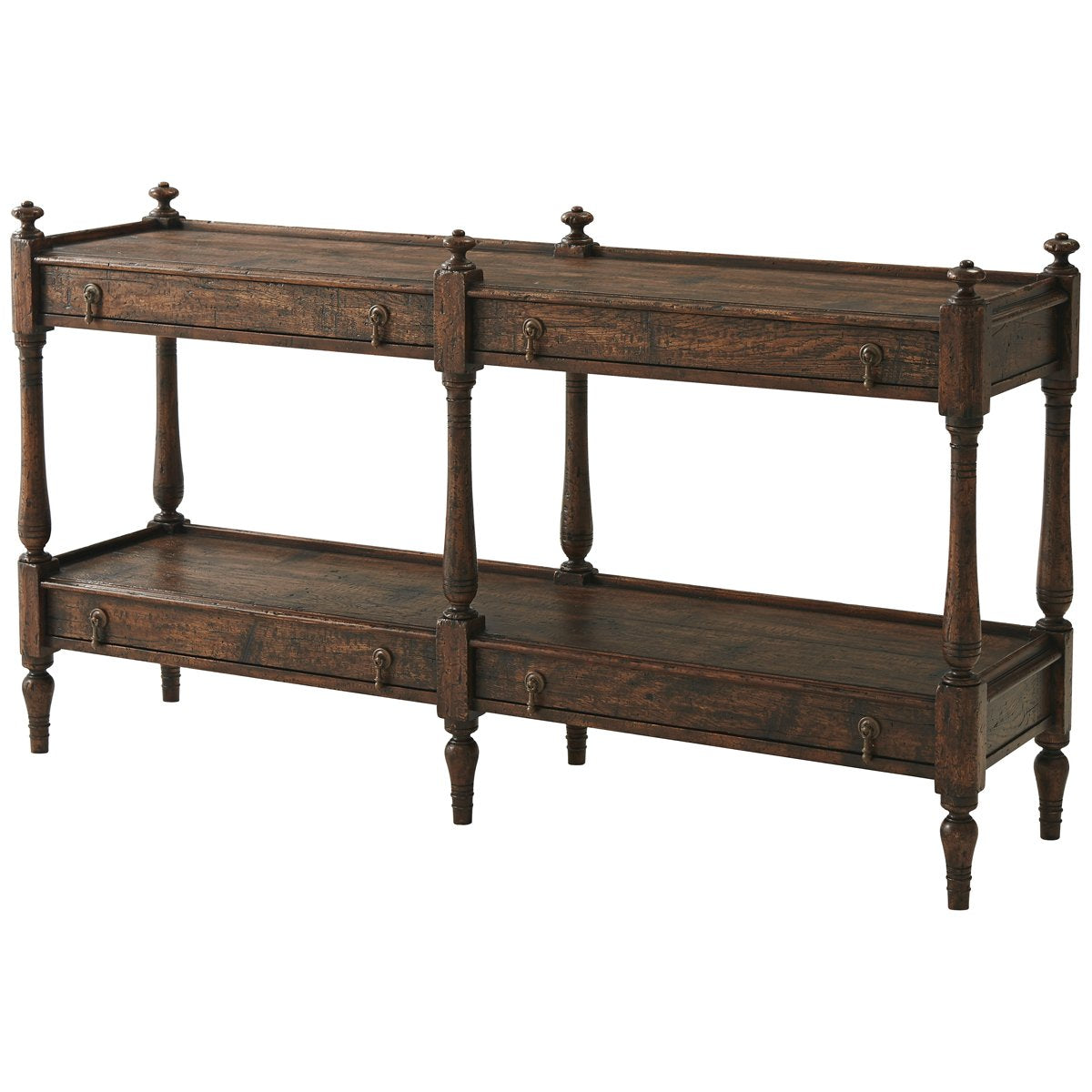 Theodore Alexander Victory Oak Carter Console Table