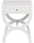 Worlds Away One Drawer Side Table