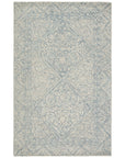 Jaipur Almira Carmen Trellis Border Blue Light Gray ALR01 Rug