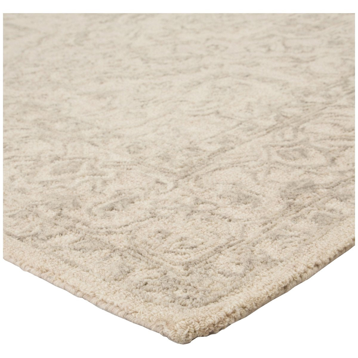 Jaipur Almira Lena Medallion Light Gray Cream ALR03 Rug