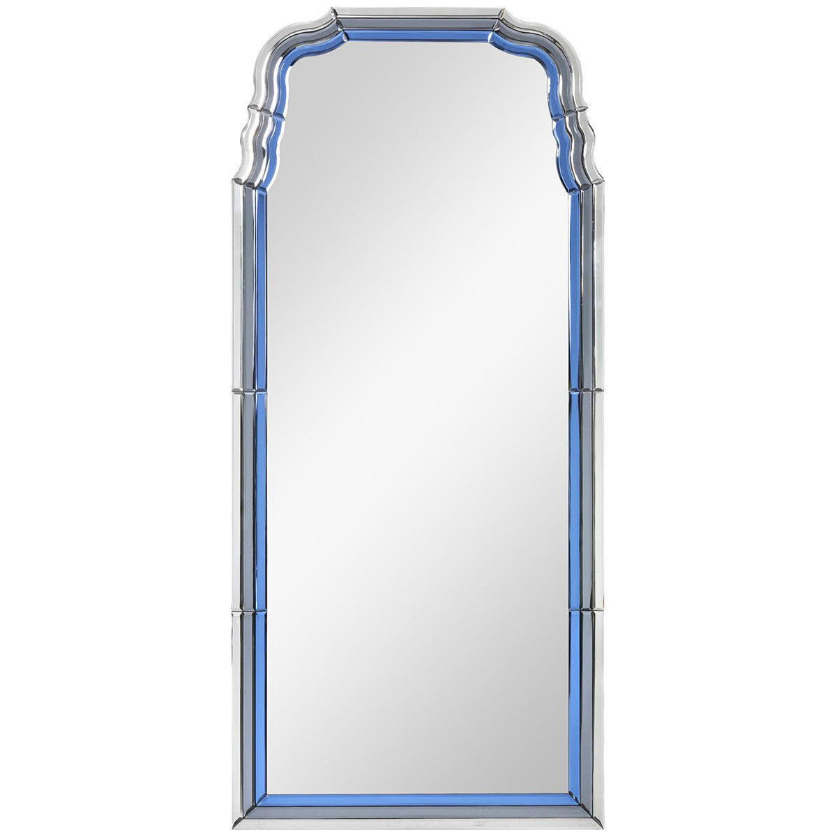 Villa &amp; House Anne Mirror in Sapphire Blue and Gray