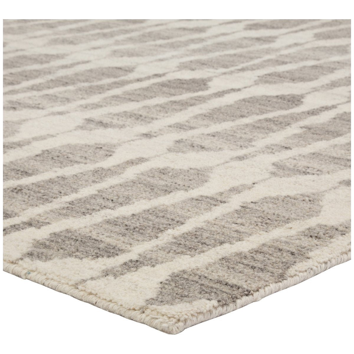 Jaipur Azland Sabot Geometric Trellis Ivory Light Gray AZL04 Rug