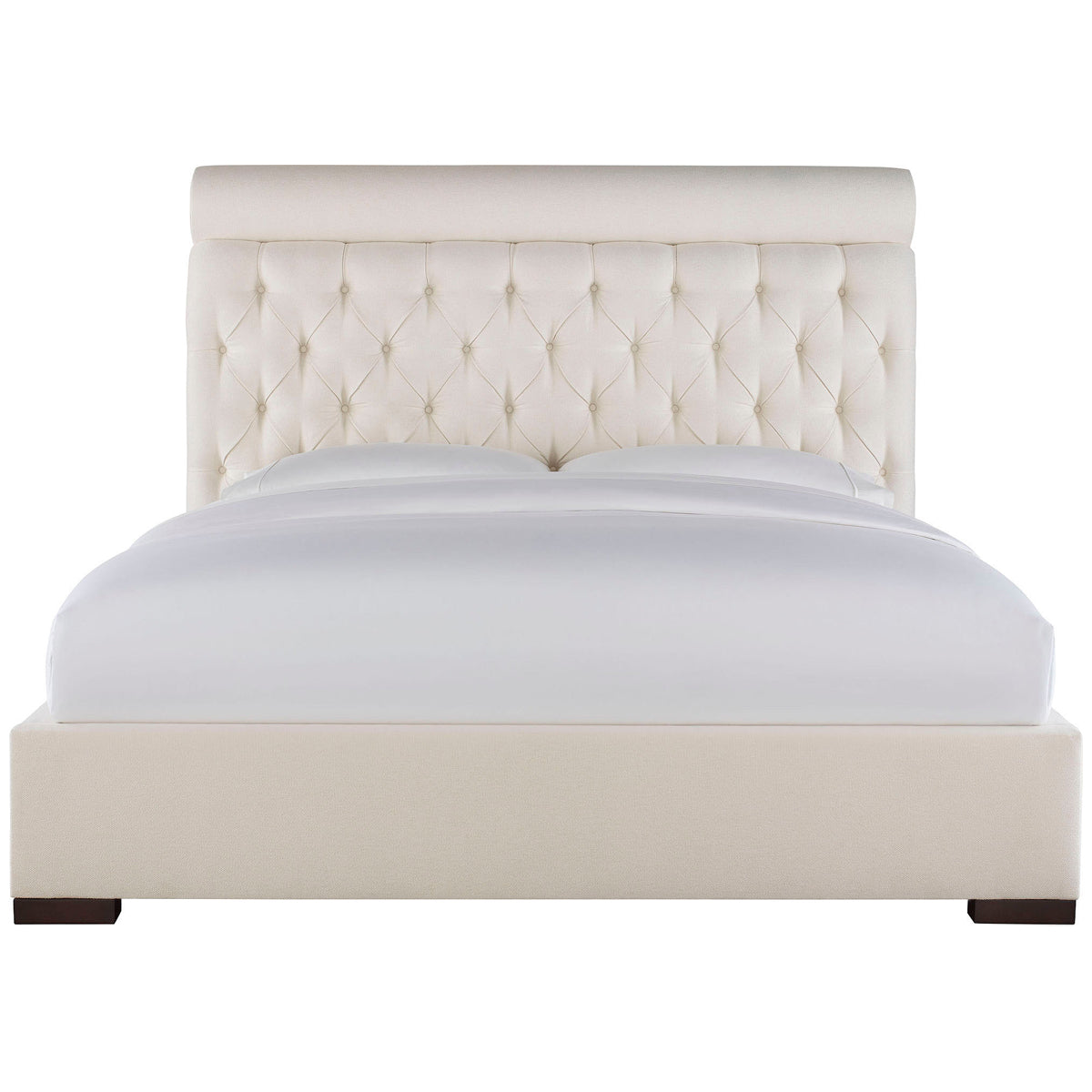 Baker Furniture Panorama Tufted Fully Upholstered Bed BAA2921