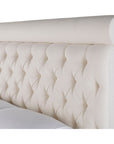 Baker Furniture Panorama Tufted Fully Upholstered Bed BAA2921