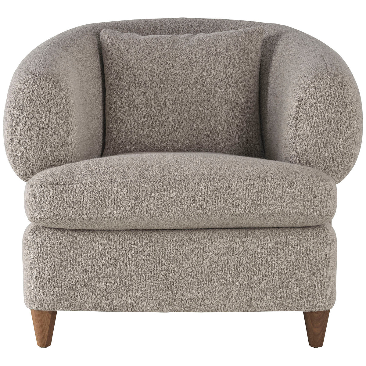 Baker Furniture Taupe Boucle Bubble Chair BAA3800C