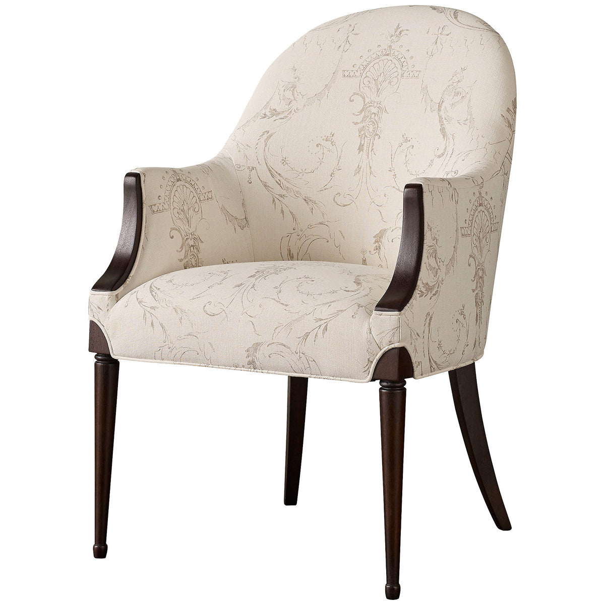 Baker Furniture French Empire Tub Chair BAU2009C