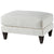 Baker Furniture Taylor Ottoman with Wood Leg BAU3102O