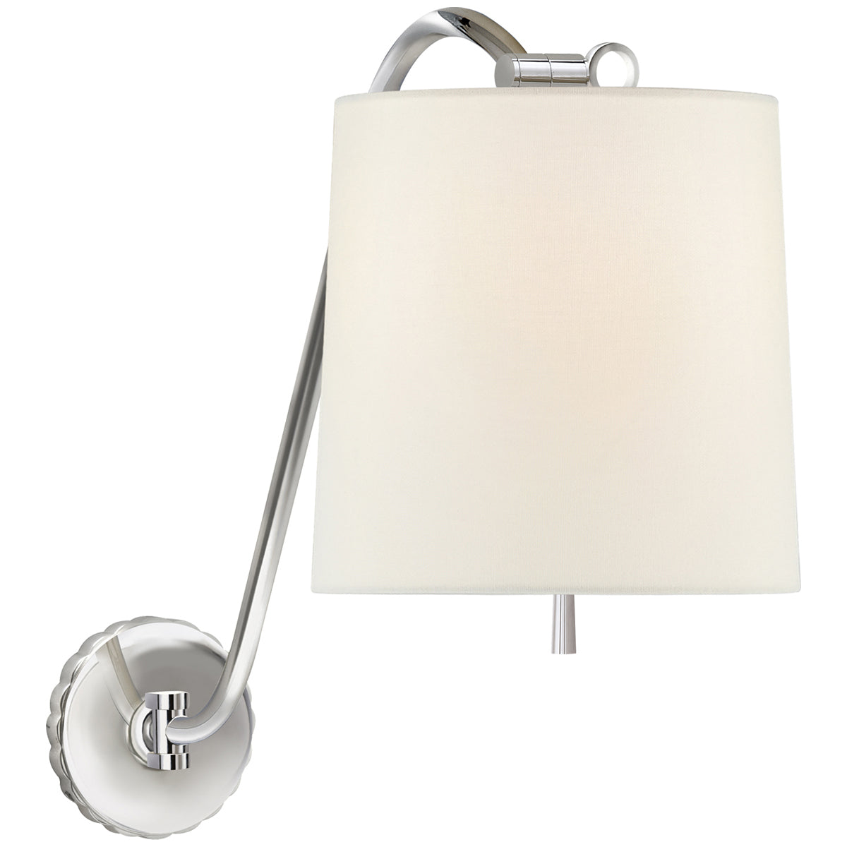 Visual Comfort Understudy Sconce with Linen Shade