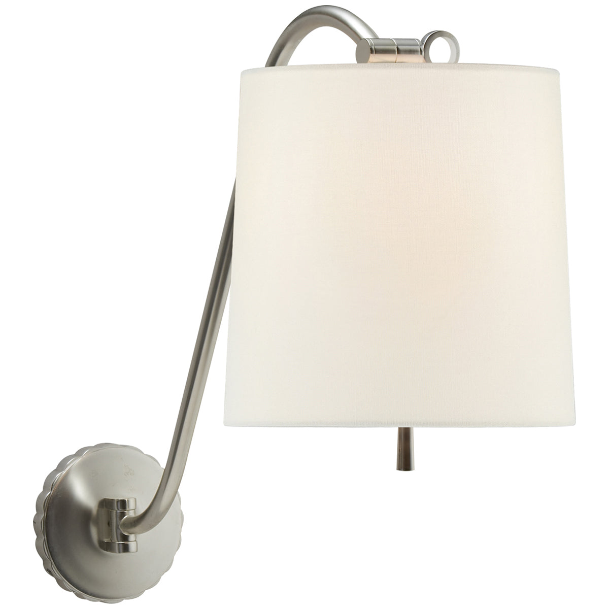 Visual Comfort Understudy Sconce with Linen Shade