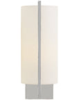 Visual Comfort Framework Sconce with Linen Shade