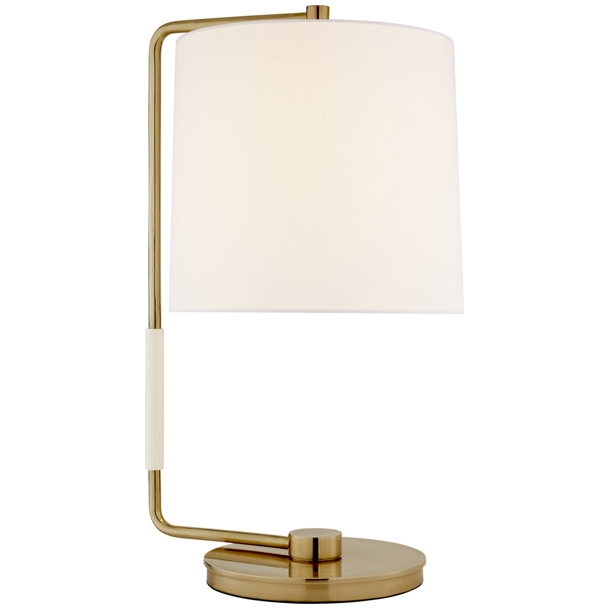 Visual Comfort Swing Table Lamp with Linen Shade