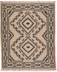 Jaipur Bedouin Jaima Tribal Medallion Beige Black BD24 Rug