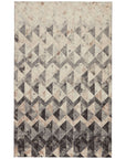 Jaipur Borderland Carrizo Geometric Chevron Gray Cream BLD03 Rug