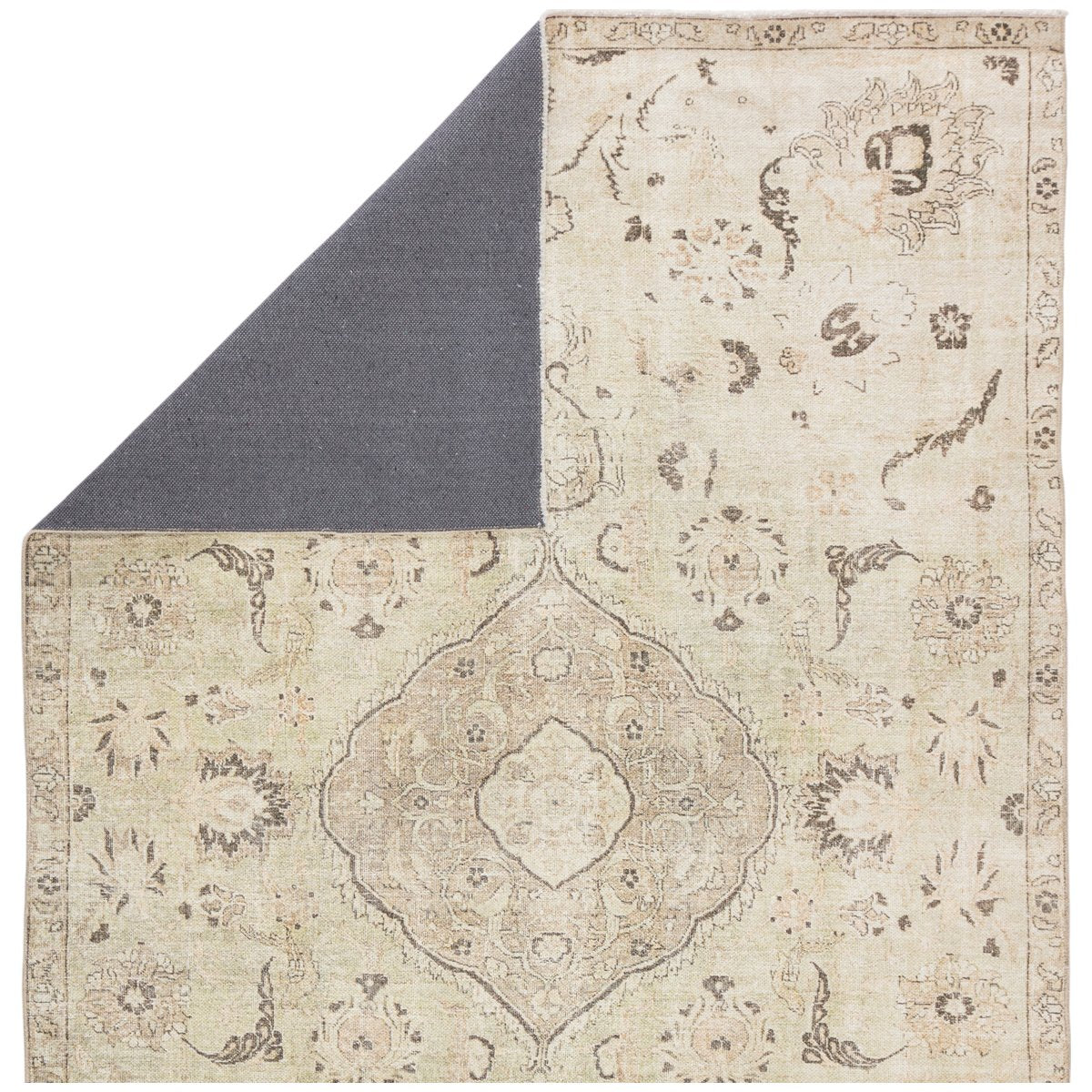 Jaipur Boheme Victoire Medallion Green Gray BOH12 Rug