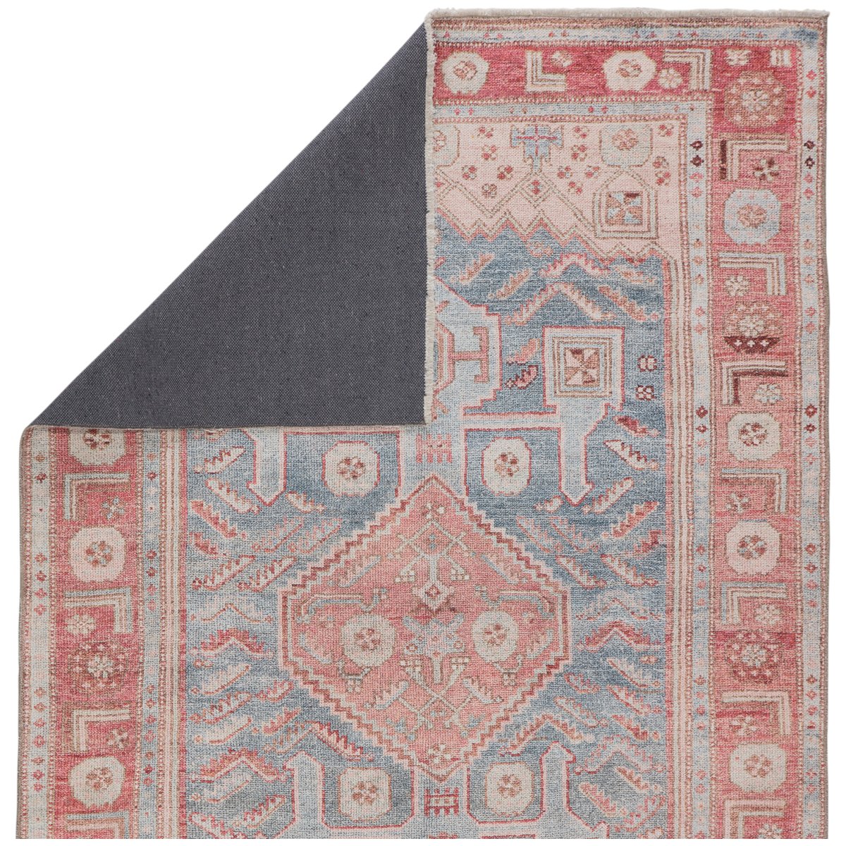 Jaipur Boheme Fiddler Medallion Tribal Pink Blue BOH16 Rug