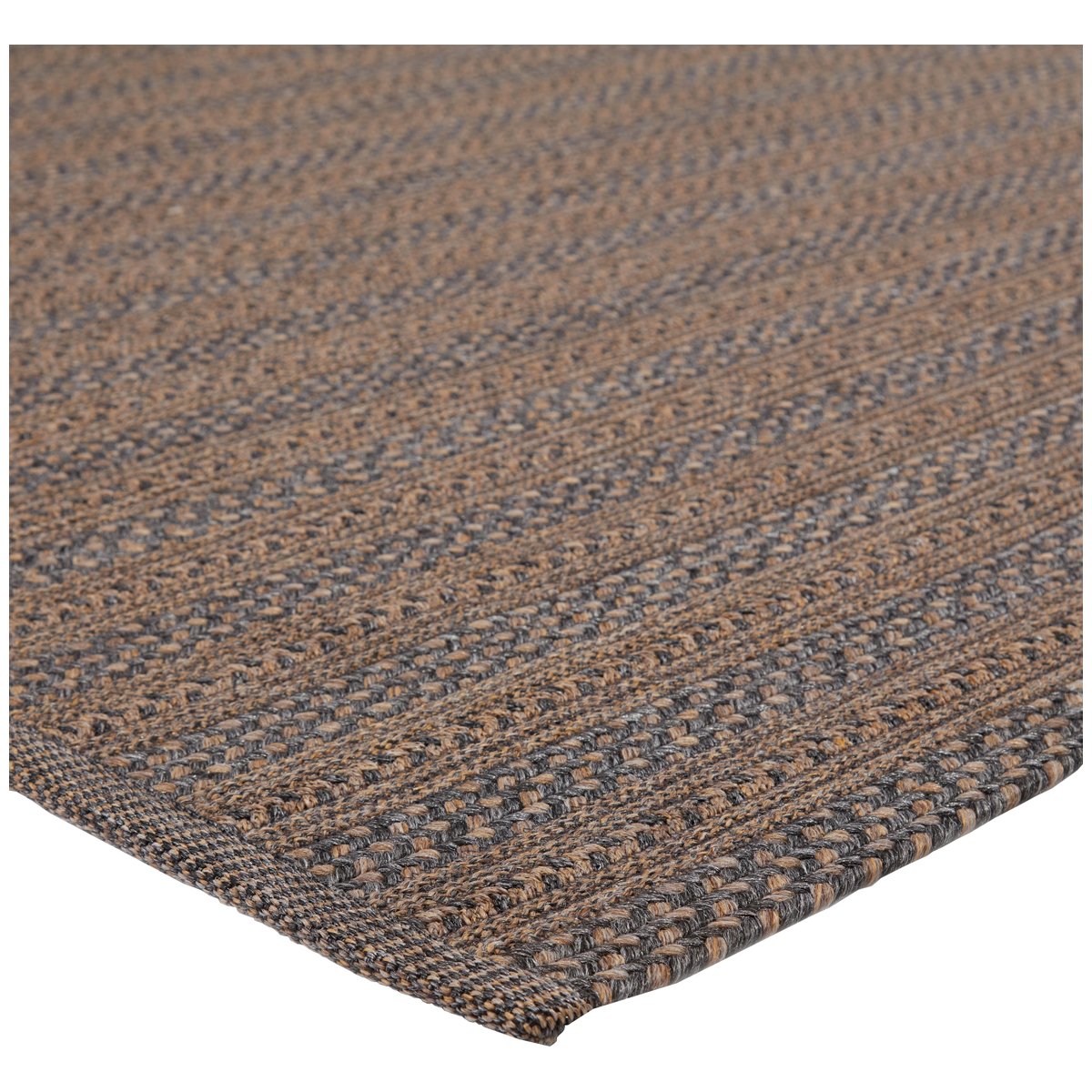 Jaipur Brontide Madaket Stripes Taupe Gray BRO01 Rug