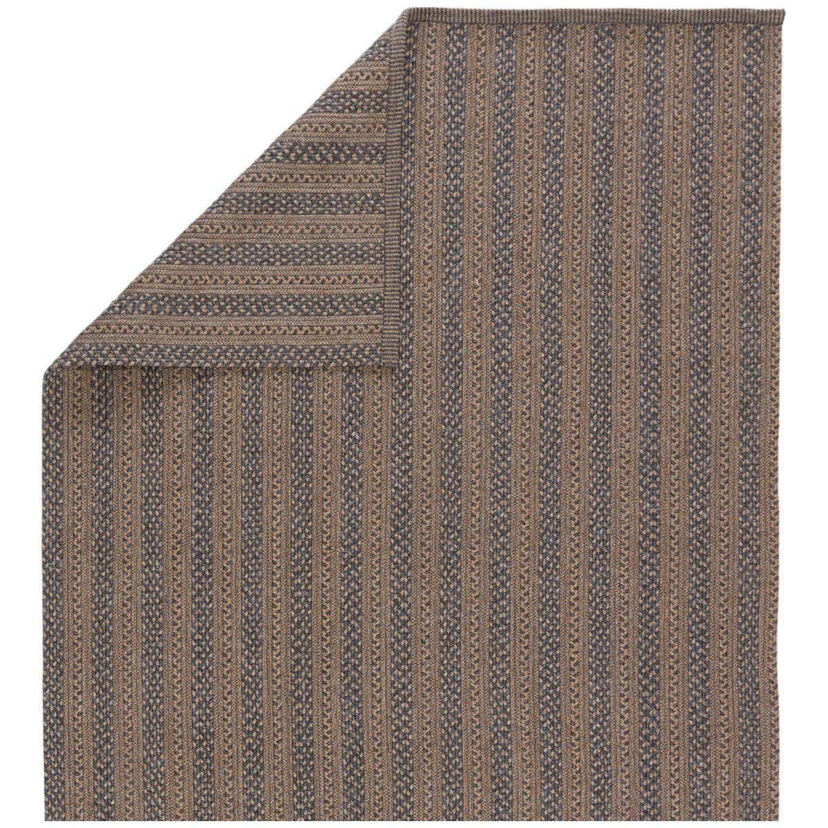 Jaipur Brontide Madaket Stripes Taupe Gray BRO01 Rug