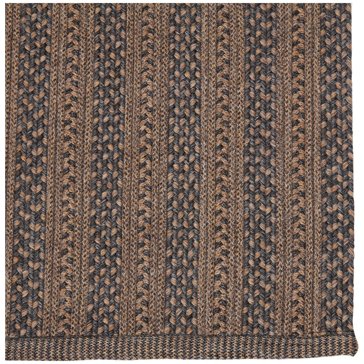 Jaipur Brontide Madaket Stripes Taupe Gray BRO01 Rug