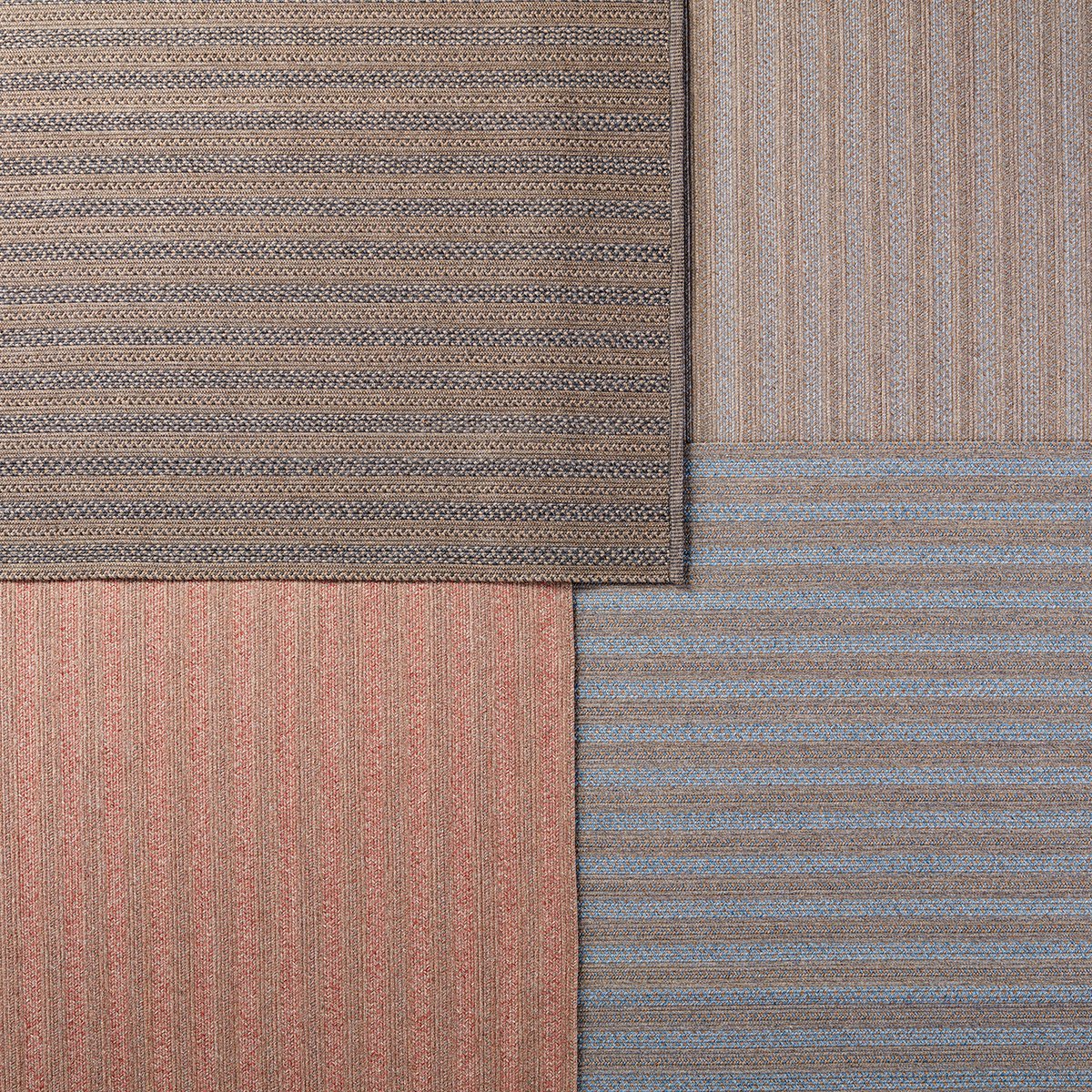 Jaipur Brontide Topsail Stripes Rose Taupe BRO02 Rug