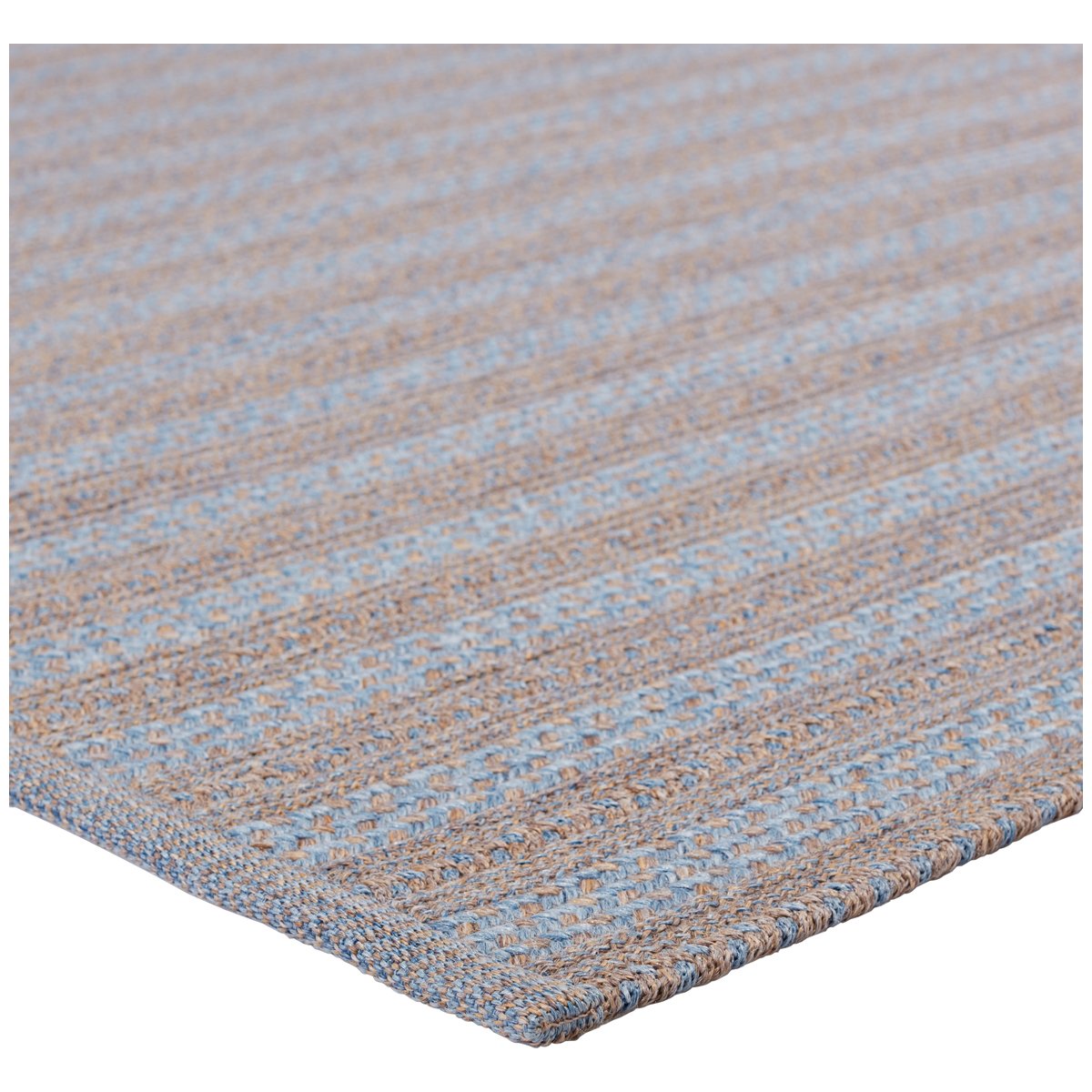 Jaipur Brontide Topsail Stripes Light Blue Taupe BRO03 Rug