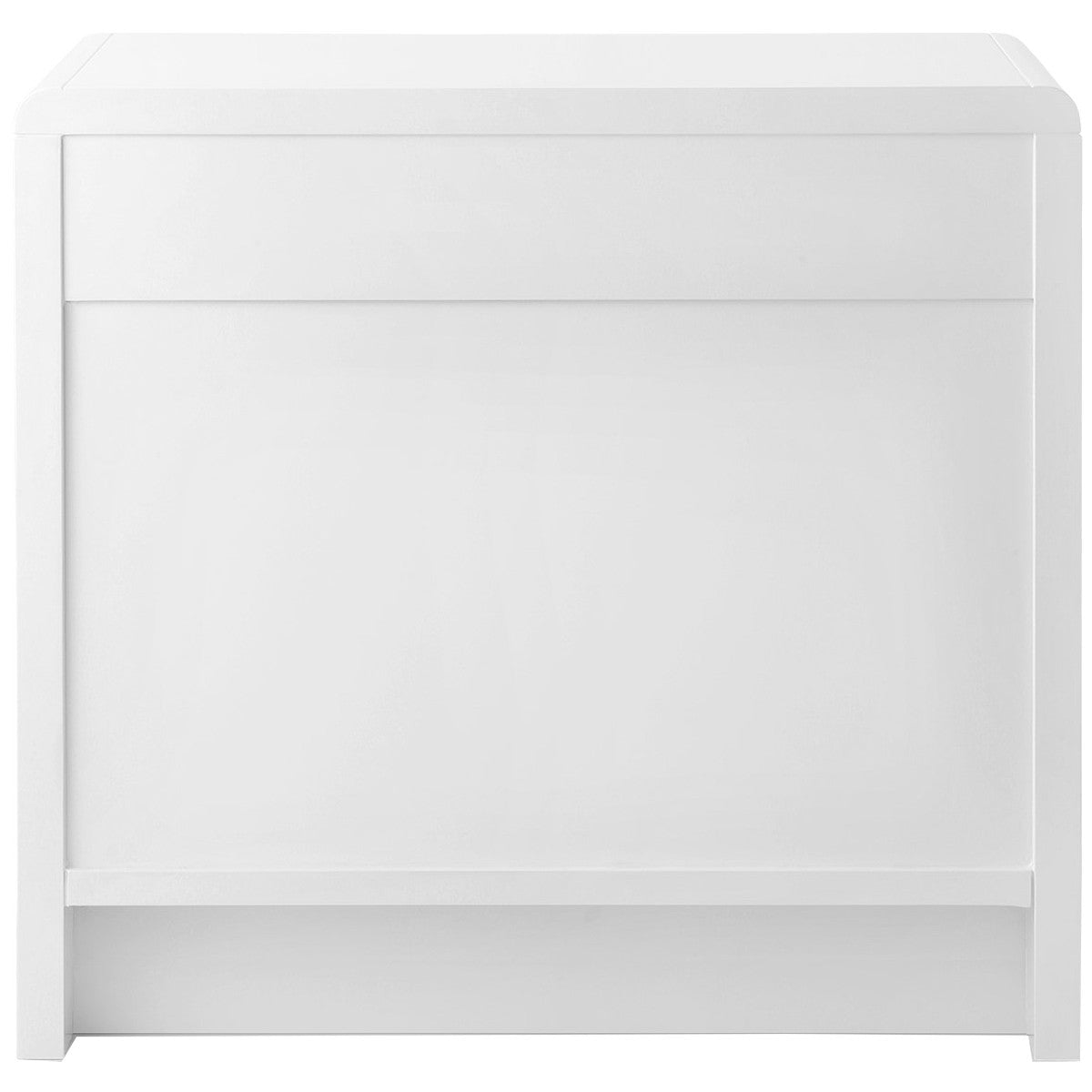 Villa &amp; House White Bryant 3-Drawer Side Table