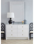 Villa & House White Bryant Extra Large 6-Drawer Dresser