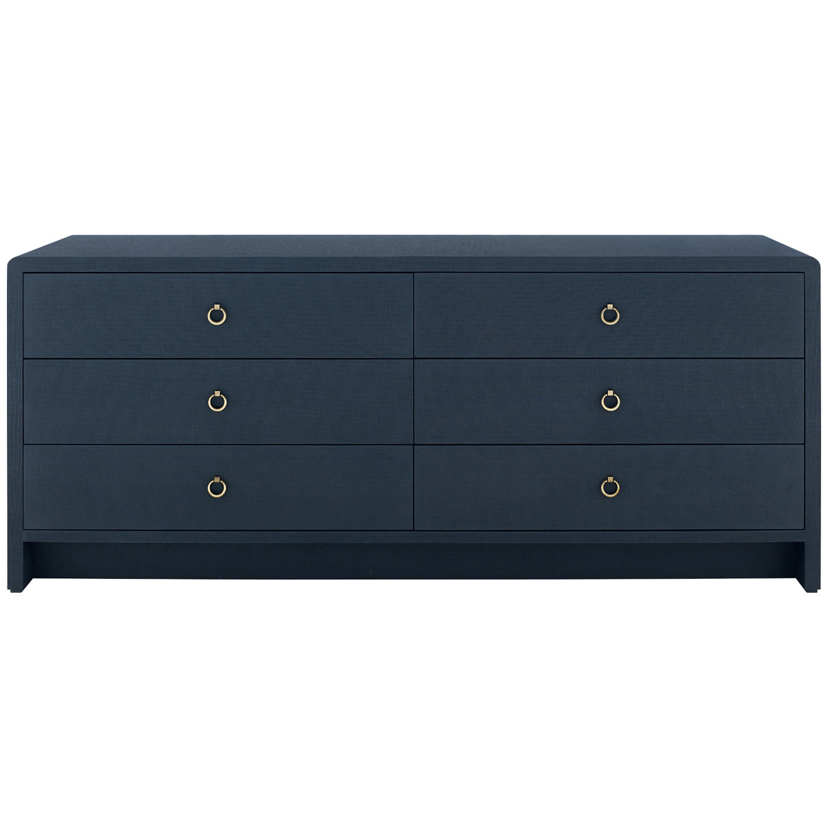 Villa &amp; House Bryant Linen Extra Wide Large 6-Drawer Dresser