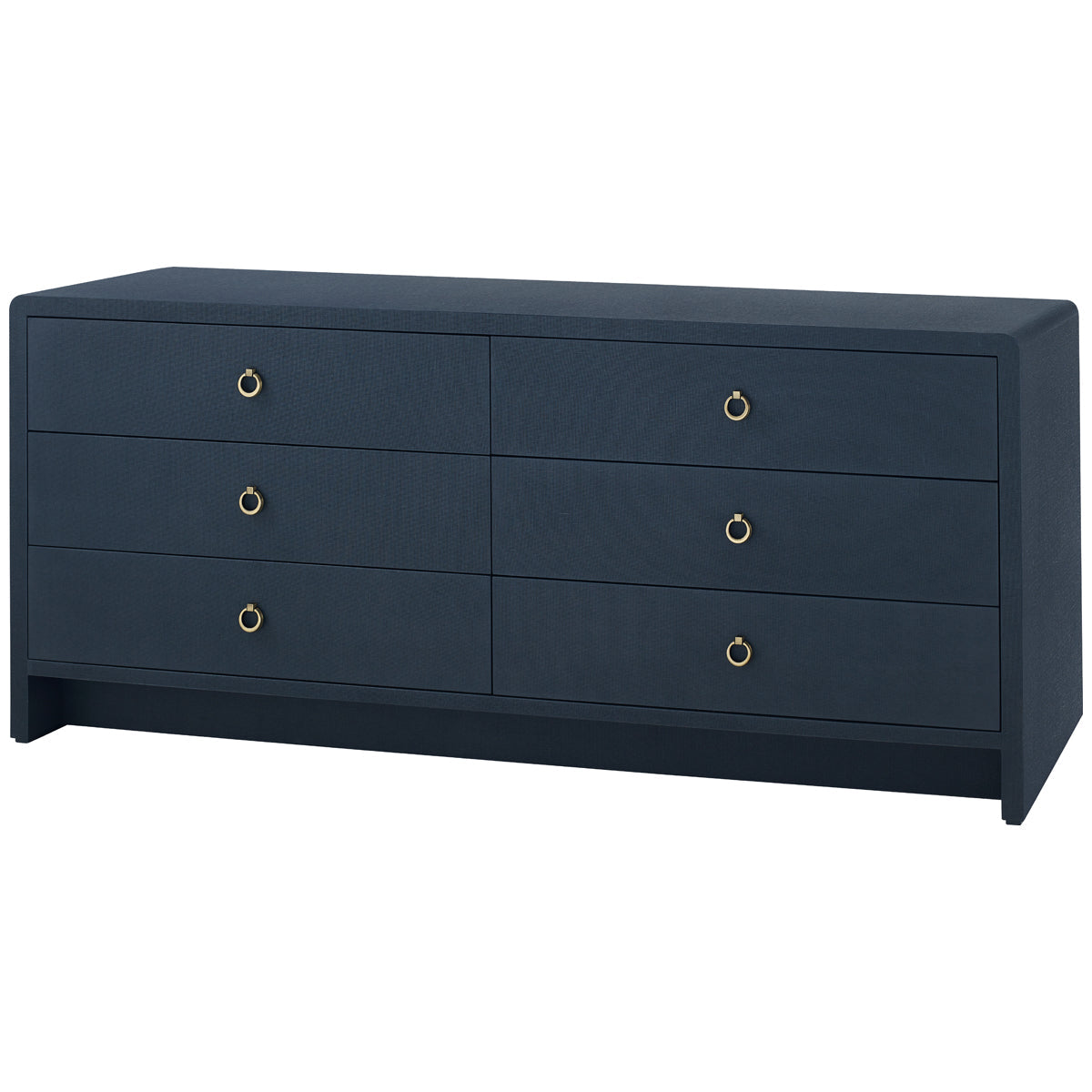 Villa &amp; House Bryant Linen Extra Wide Large 6-Drawer Dresser