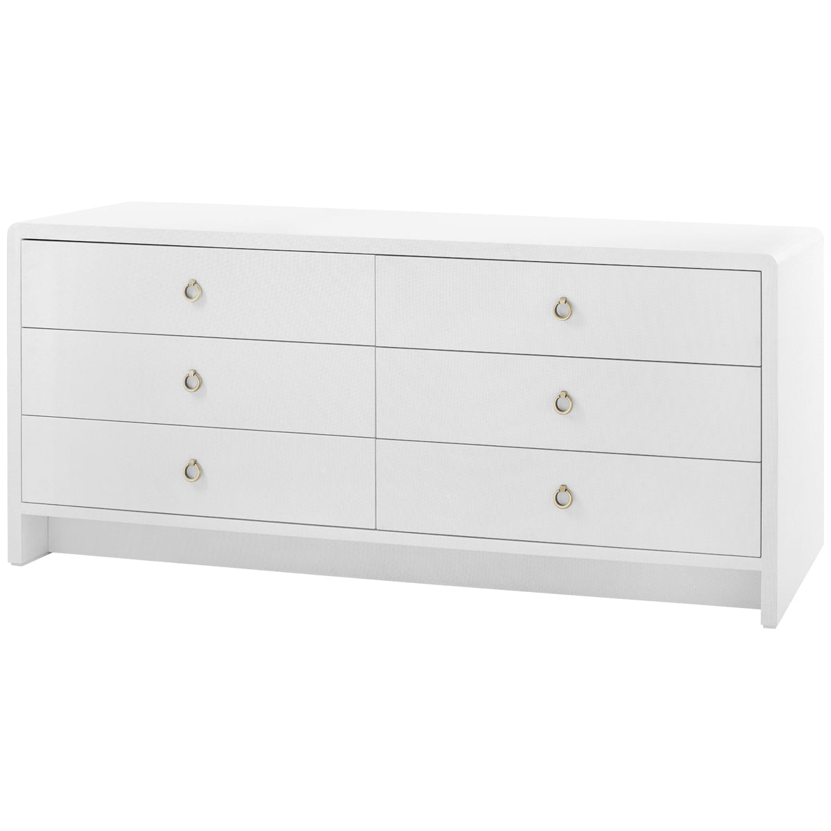 Villa &amp; House Bryant Linen Extra Wide Large 6-Drawer Dresser