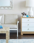 Villa & House Berkeley 3-Drawer Side Table - Natural