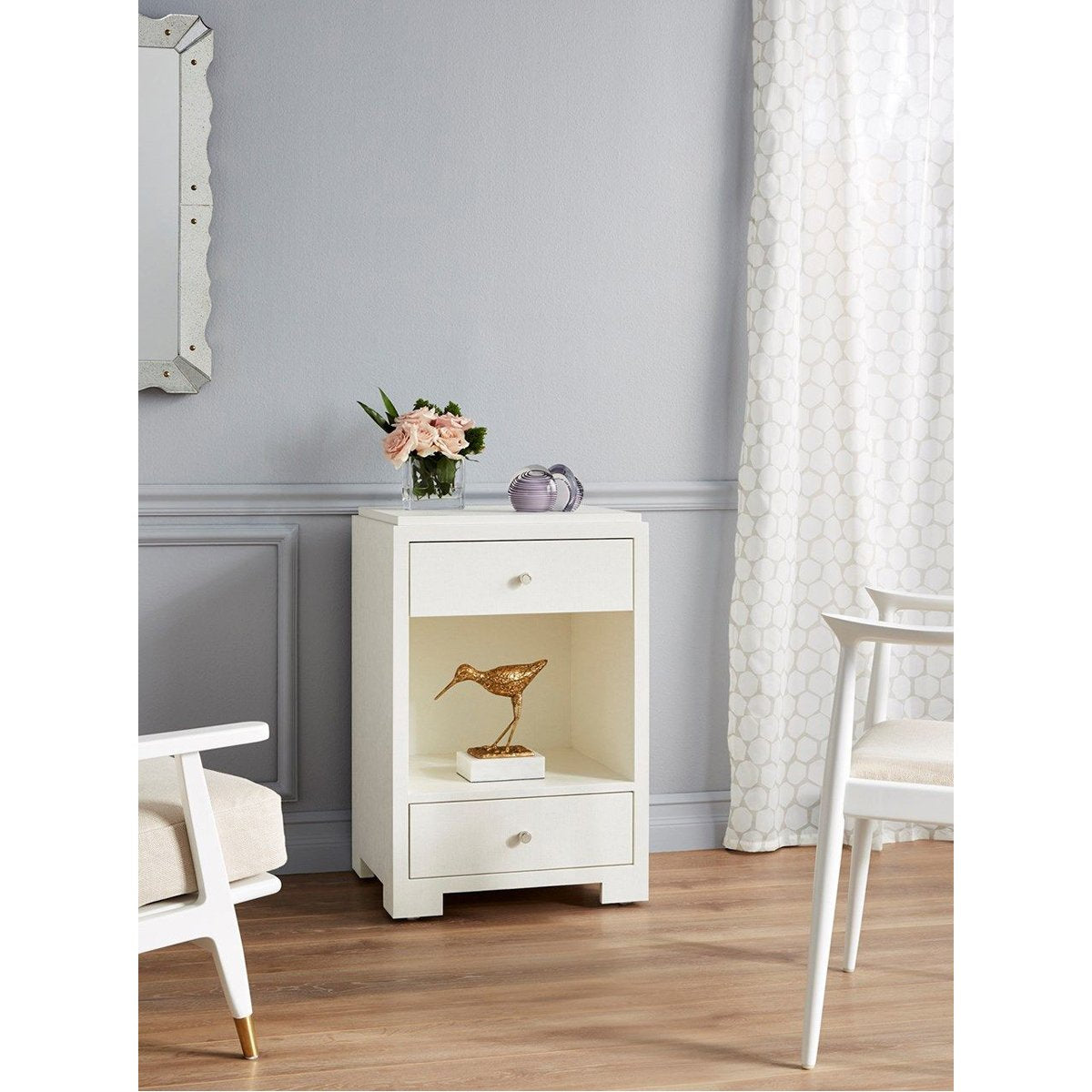 Villa &amp; House Fedor 2-Drawer Side Table