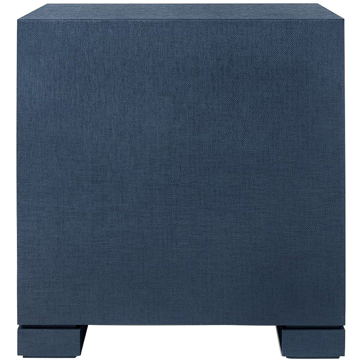 Villa &amp; House Frances 2-Drawer Side Table - Navy Blue