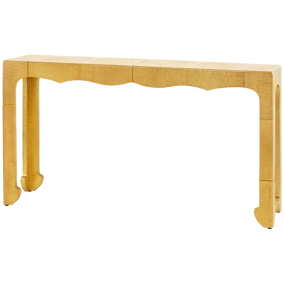 Villa &amp; House Jaques Console Table - Antique Brass