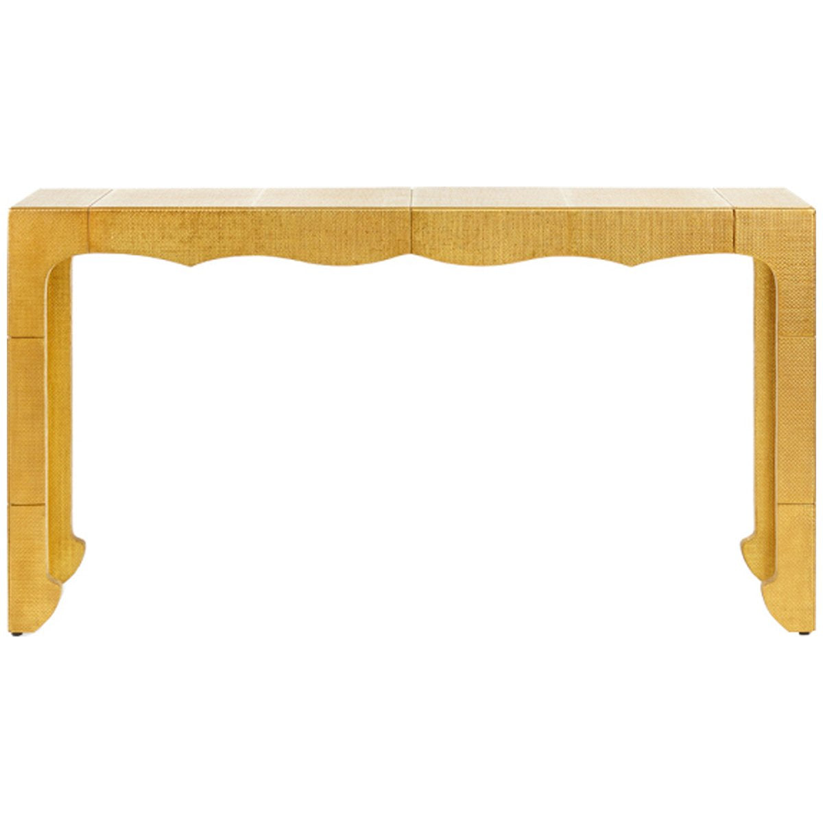 Villa &amp; House Jaques Console Table - Antique Brass