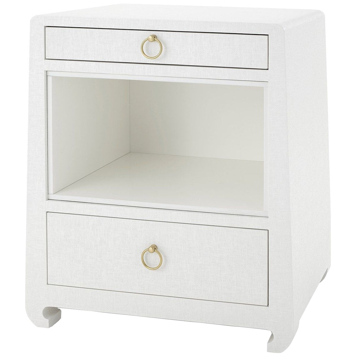 Villa &amp; House Ming 2-Drawer Side Table - White