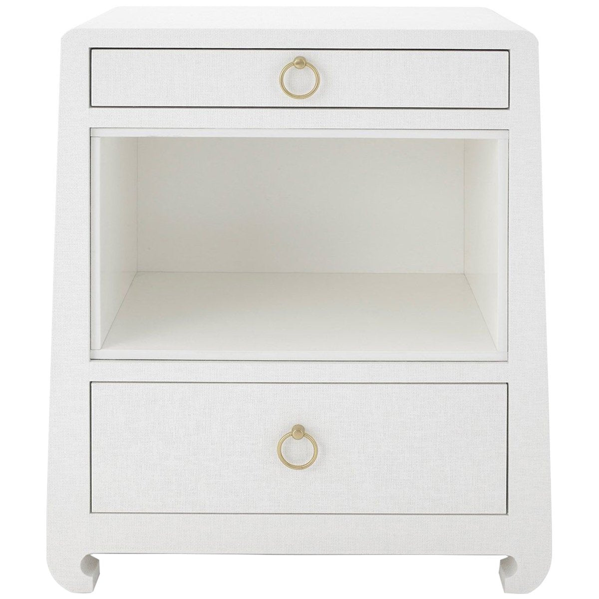 Villa &amp; House Ming 2-Drawer Side Table - White