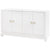 Villa & House Meredith 4-Door Cabinet - White