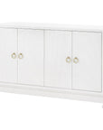 Villa & House Meredith 4-Door Cabinet - White