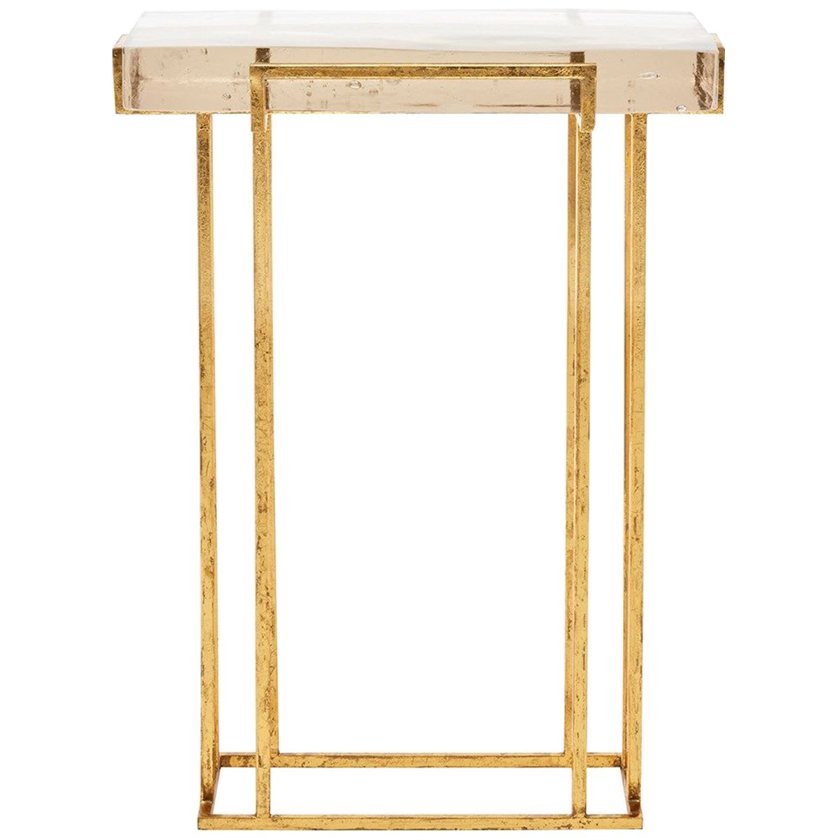 Villa &amp; House Prism Side Table - Gold