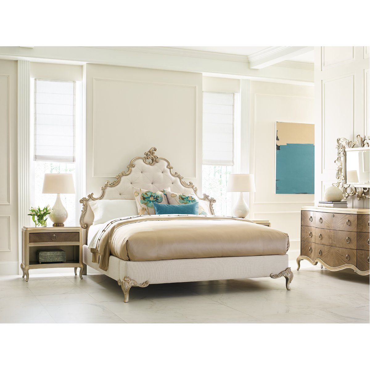 Caracole Fontainebleau Panel Bed