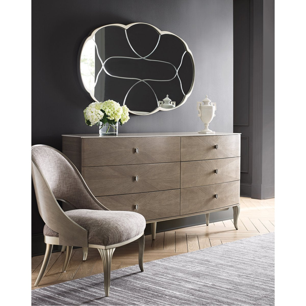 Caracole Lillian Oval Mirror