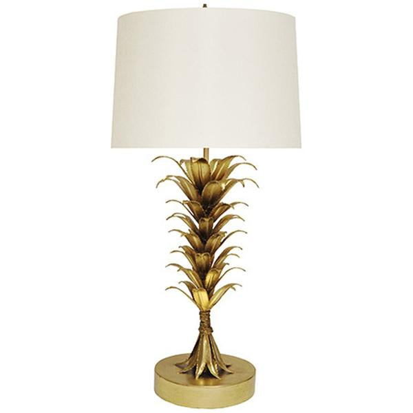 Worlds Away Palm Leaf Table Lamp