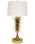 Worlds Away Palm Leaf Table Lamp