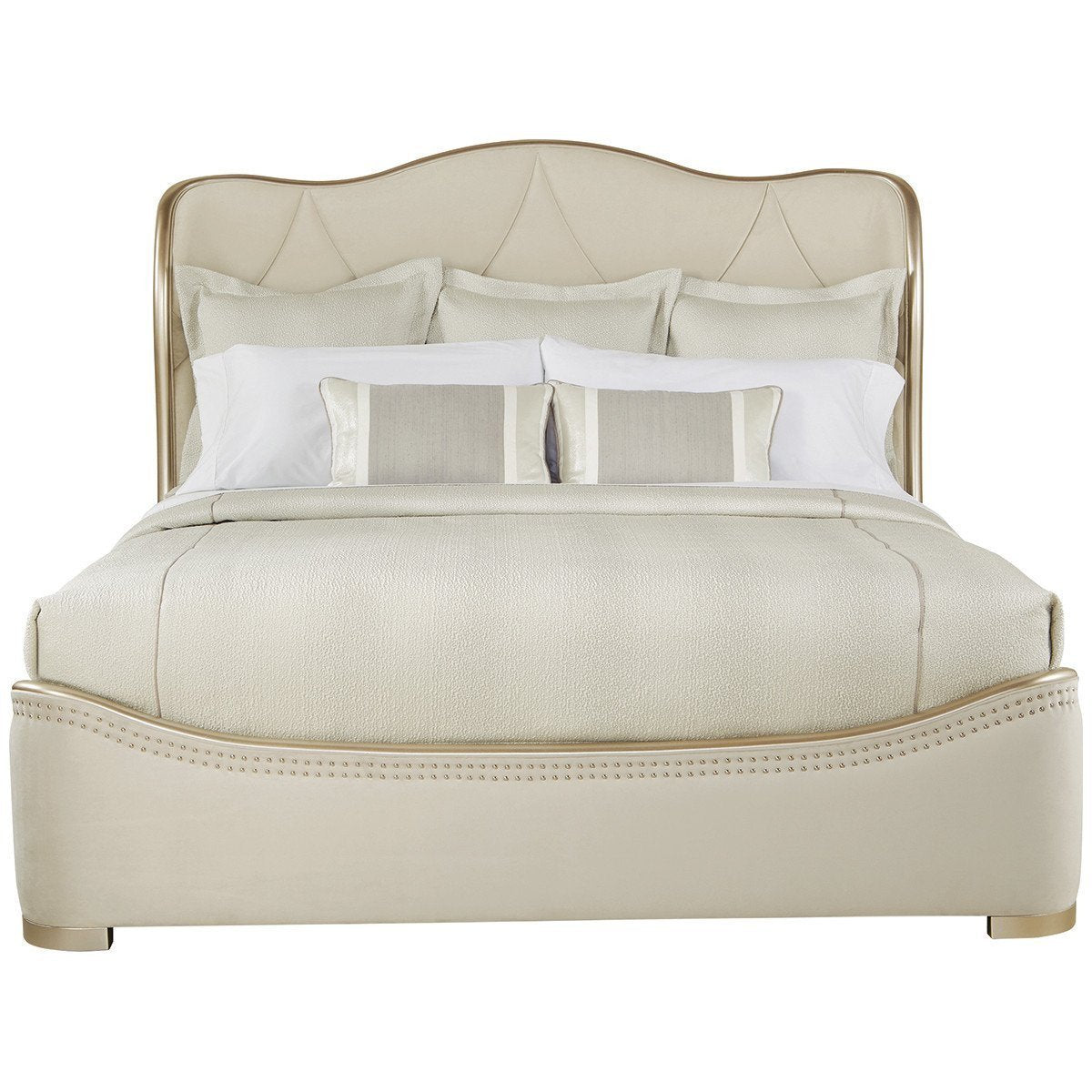 Caracole Adela Bed - Blush Taupe